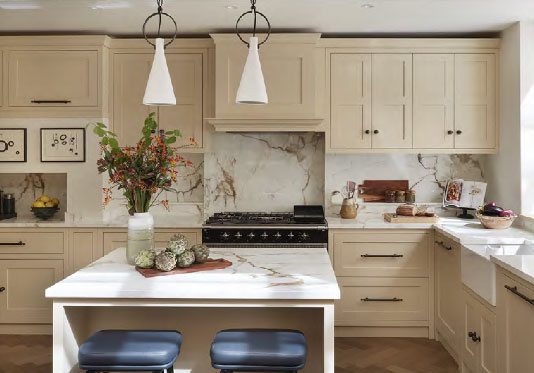 Bespoke kitchen design and build with marble splash backs and hand crafted joinery.
